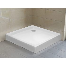 H2O Nero C 80x80 cm szögletes akril zuhanytálca