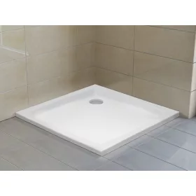 H2O Nero Slim C 80x80 cm szögletes akril zuhanytálca