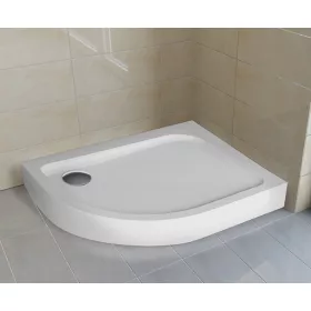Nero E 100x80 cm íves akril zuhanytálca jobbos