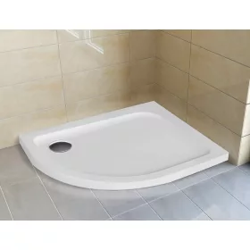 Nero Slim E 100x80 cm íves akril zuhanytálca jobbos