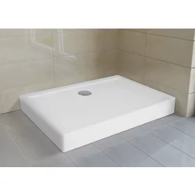 H2O Nero D 100x80 cm szögletes akril zuhanytálca