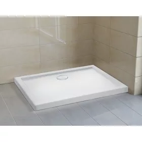 H2O Nero Slim D 100x80 cm szögletes akril zuhanytálca