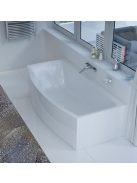 Relax 190x90 egyedi akril kád beépítve