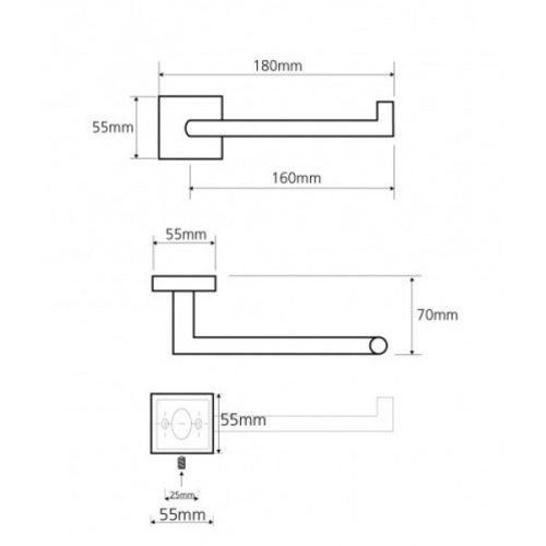 Sapho BEMETA Beta WC papír tartó