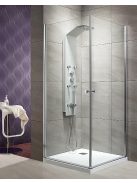 EOS KDD I. 100x100 szögletes, nyíló ajtós zuhanykabin