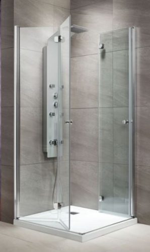 Radaway EOS KDD-B 90x90 szögletes csuklóajtós zuhanykabin