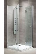 EOS KDD-B 80x80 szögletes, nyíló ajtós zuhanykabin