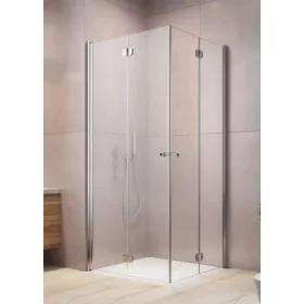   Radaway EOS KDD-B 100x100 szögletes csuklóajtós zuhanykabin
