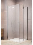 EOS KDD-B 80x90 szögletes, nyíló ajtós zuhanykabin