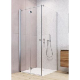   Radaway EOS KDJ-B 80x100 szögletes, nyíló ajtós zuhanykabin