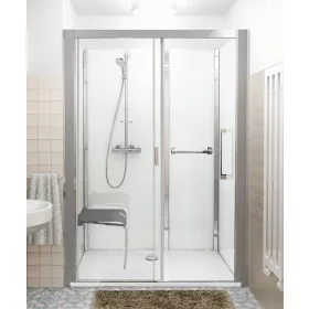 Vinata Comfort fehér hátsó panel, átlátszó üveg