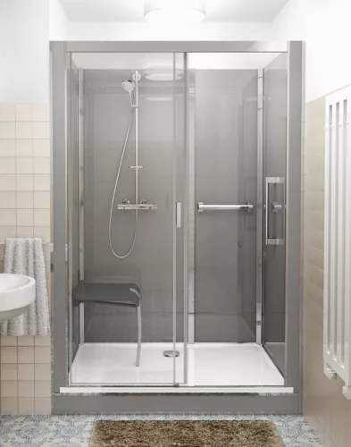 Vinata Comfort antracit hátsó panel, átlátszó üveg