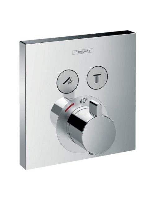 ShowerSelect falsík alatti termosztátos csaptelep 2 fogyasztóhoz