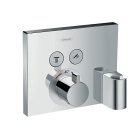   ShowerSelect falsík alatti termosztátos csaptelep 2 fogyasztóhoz Porter szettel
