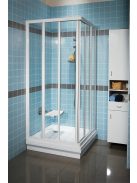 ASRV3 - 75 szögletes zuhanykabin átlátszó