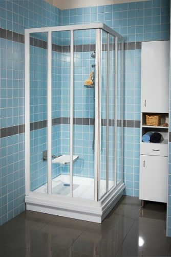 ASRV3 - 80 szögletes zuhanykabin átlátszó