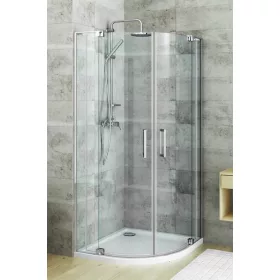 Roltechnik GR2N 90x90 íves nyílóajtós zuhanykabin