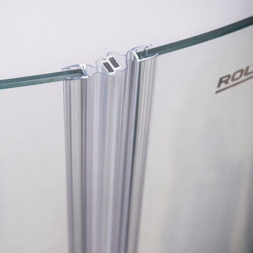 GDO1N+GDO1N 80x80 szögletes nyíló ajtós zuhanykabin részlet