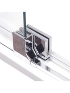 GDO1N+GDO1N 80x80 szögletes nyíló ajtós zuhanykabin részlet