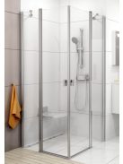 CRV2-100 szögletes, nyílóajtós zuhanykabin