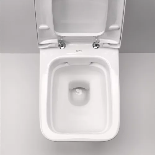 iCon Square fali WC csésze Rimfree