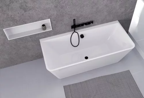 Polysan Liberta D 170x78 szabadon álló fürdőkád