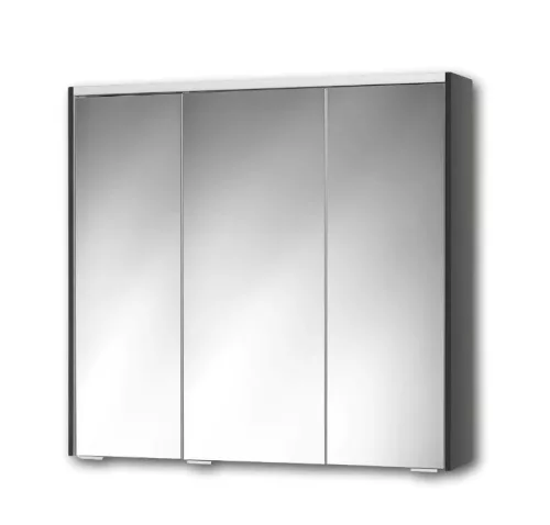 KHX 80 cm tükrösszekrény LED világítással antracit