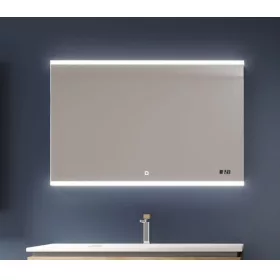Spoty 120x65 cm LED tükör zene lejátszóval és órával