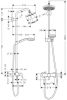 Croma 100 Showerpipe zuhany csapteleppel 