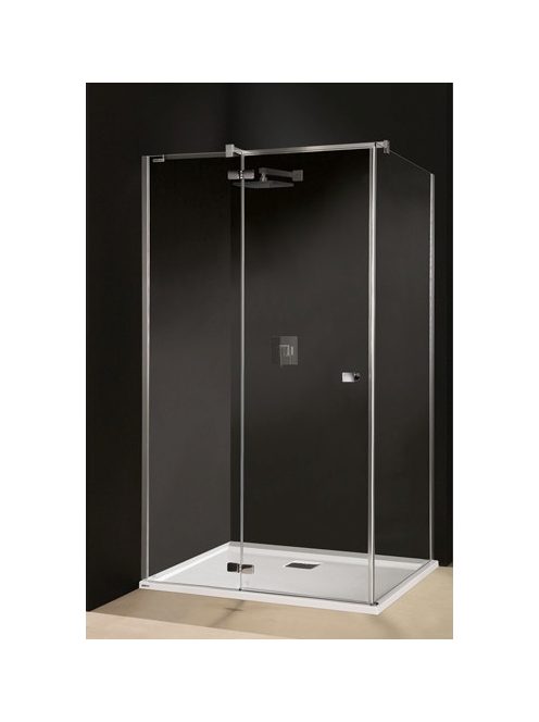 KNDJ2-Free-80x90-S szögletes nyíló ajtós zuhanykabin