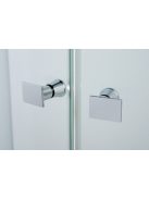 KNDJ2-Free-80x90-S szögletes nyíló ajtós zuhanykabin fogantyú