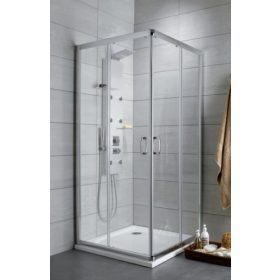 Radaway Premium Plus D 90x75 szögletes zuhanykabin