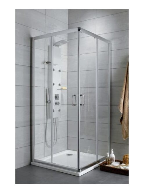 Premium Plus D 90x75 szögletes zuhanykabin