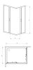 Premium Plus D 90x80 szögletes zuhanykabin mméretei