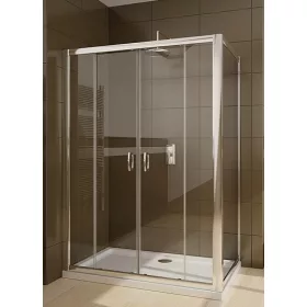 Radaway Premium Plus DWD+S 140x80 tolóajtós zuhanykabin