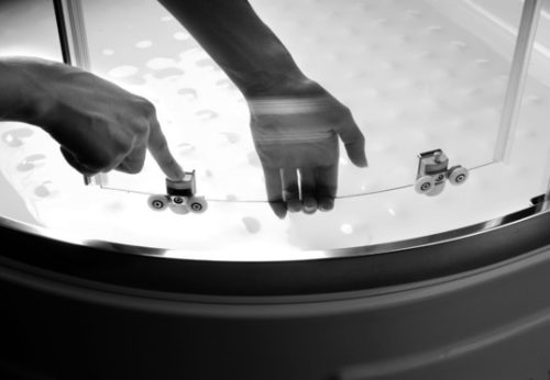 Premium Plus DWD+S 180x100 tolóajtós zuhanykabin ajtó