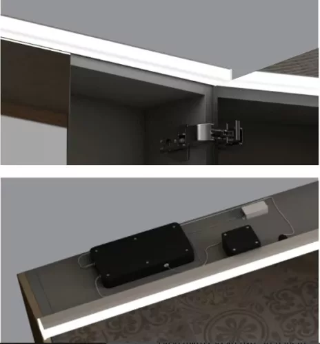Led világítás bluetooth hangszóróval, 80 cm