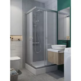 Radaway Projecta C 80x80 szögletes zuhanykabin 