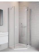 Essenza New PTJ 100x100 ötszögletű zuhanykabin