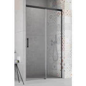 Radaway Idea Black DWJ 120 cm tolóajtós zuhanyajtó