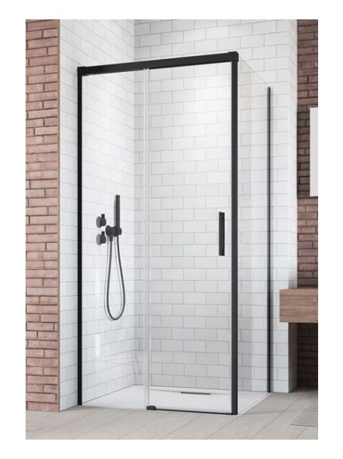 Idea Black KDJ 100x90 cm tolóajtós zuhanykabin