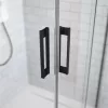 Idea Black KDJ 110x80 cm tolóajtós zuhanykabin fogantyú