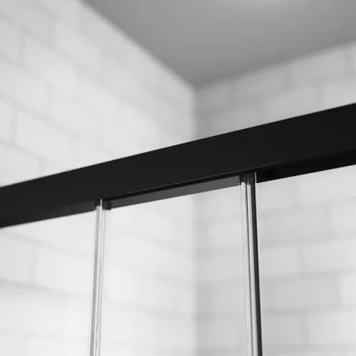 Idea Black KDJ 120x90 cm tolóajtós zuhanykabin üveg