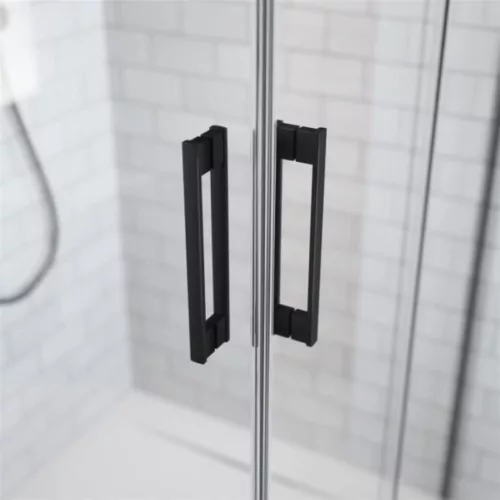 Idea Black KDJ 120x80 cm tolóajtós zuhanykabin fogantyú