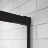 Idea Black KDJ 120x80 cm tolóajtós zuhanykabin fekete profil