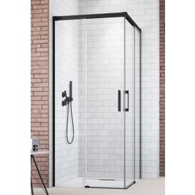 Radaway Idea Black KDD 80x80 cm tolóajtós zuhanykabin