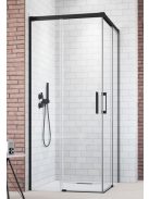 Idea Black KDD 100x100 cm tolóajtós zuhanykabin