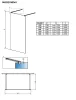 Radaway Modo New I 160 zuhanyfal