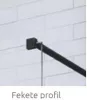 Modo New Black I 160 cm Walk-in zuhanyfal tartórúd