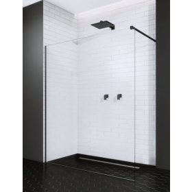 Radaway Modo New Black II 110 cm Walk-in zuhanyfal